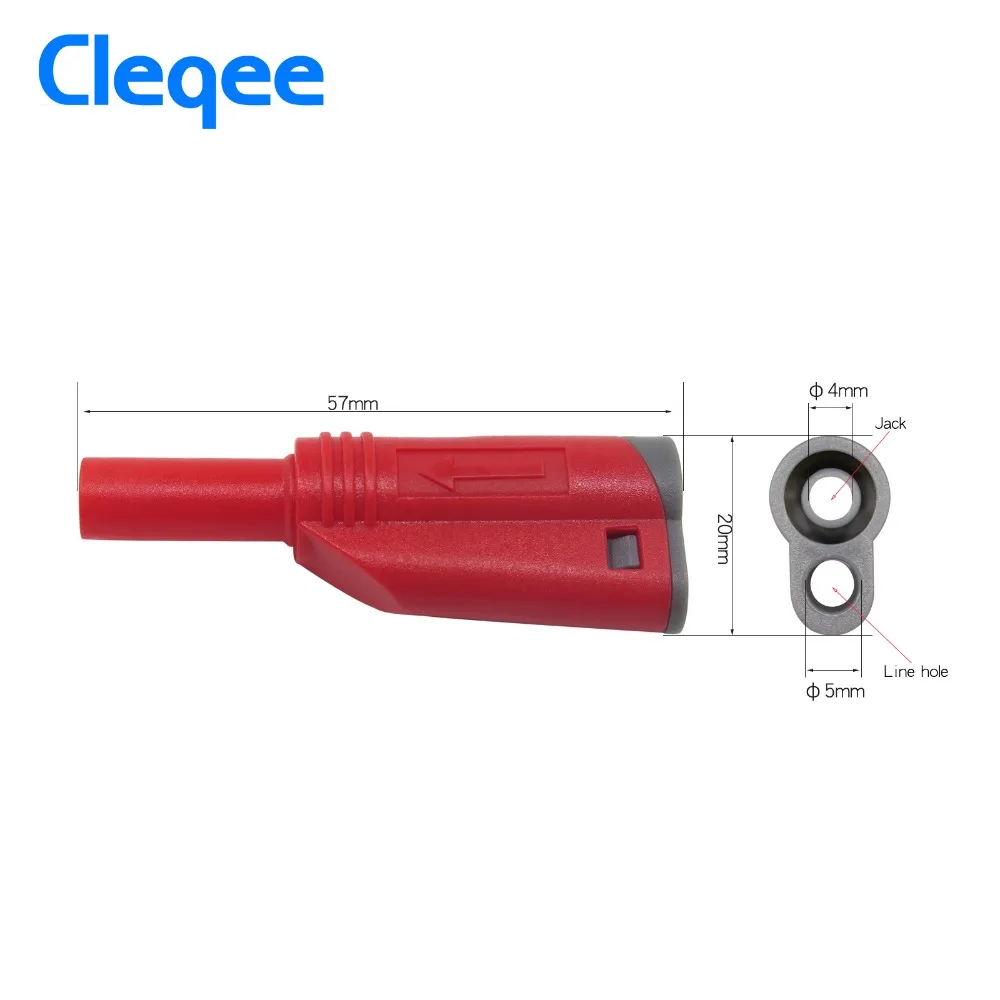 P3005 High Quality Welding/Assembly 4mm Stacking Safety Banana Plug Welding-free Multimeter Connector
P3005 High Quality Welding/Assembly 4mm Stacking Safety Banana Plug Welding-free Multimeter Connector