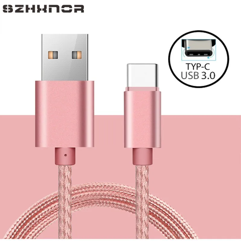 USB Type C 3 1 нейлоновое зарядное устройство для быстрой зарядки и передачи данных