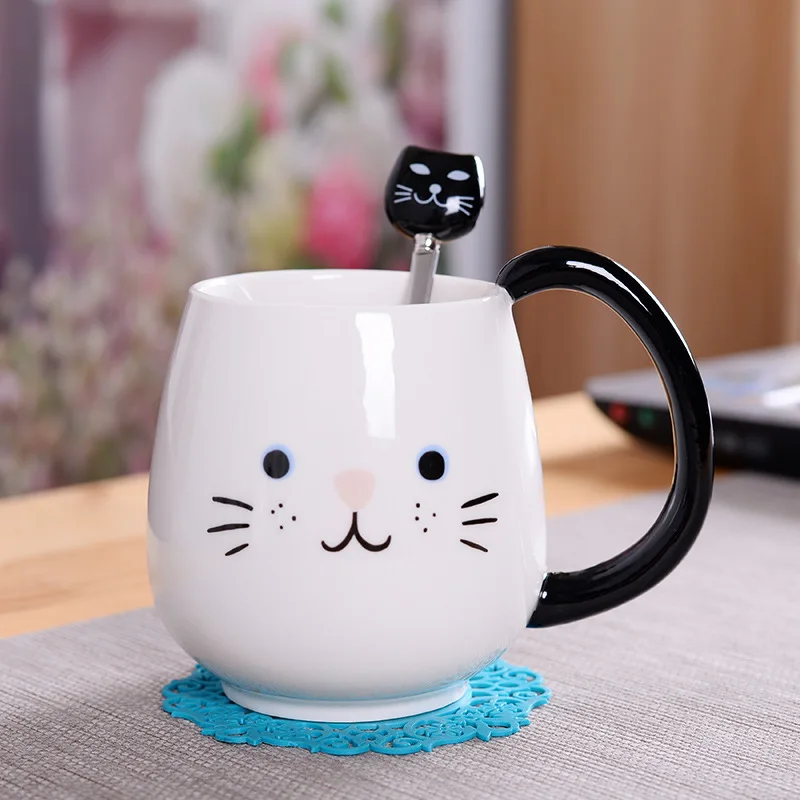 Creative Pot-bellied Cup Cartoon Mug Ceramic Cup Coffee Milk Mug Mark Cat Cup
Creative Pot-bellied Cup Cartoon Mug Ceramic Cup Coffee Milk Mug Mark Cat Cup