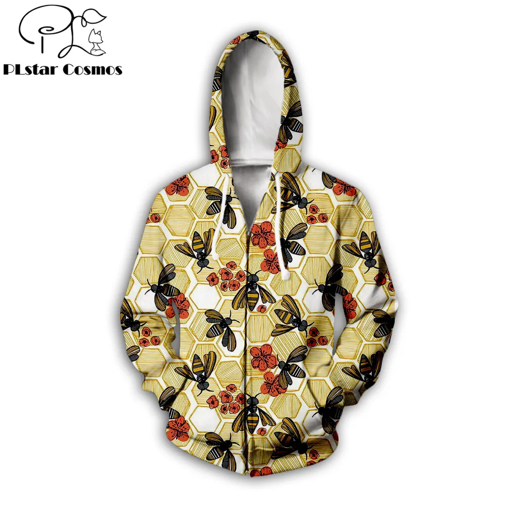 Animal Bee Print Hoodies 3D hooded Men Women Hoody Streatwear Sweatshirt Harajuku Tracksuit Anime Pullover Coat Dropship BEE0022
Animal Bee Print Hoodies 3D hooded Men Women Hoody Streatwear Sweatshirt Harajuku Tracksuit Anime Pullover Coat Dropship BEE0022