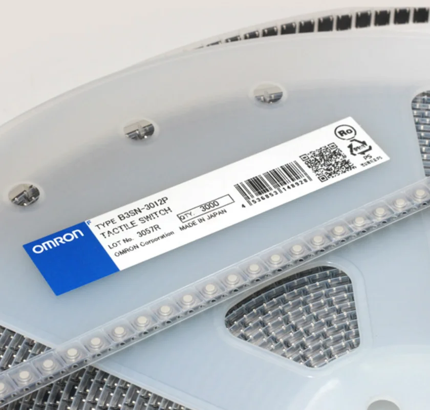 Free shipping 100pcs/lot New original OMRON B3S series Waterproof and dustproof of light touch switch B3SN-3012P 6*6*3.1mm
Free shipping 100pcs/lot New original OMRON B3S series Waterproof and dustproof of light touch switch B3SN-3012P 6*6*3.1mm
