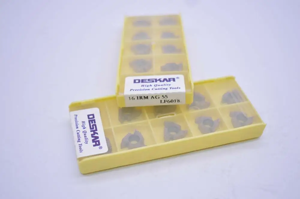 10Pcs/Box New DESKAR 16IRM AG55 LF6018 For Stainless steel Threaded inserts Carbide inserts Free shipping
10Pcs/Box New DESKAR 16IRM AG55 LF6018 For Stainless steel Threaded inserts Carbide inserts Free shipping