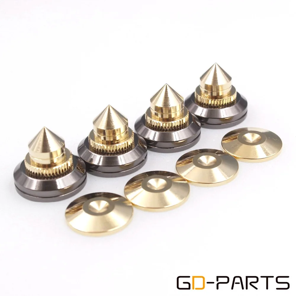 4PCS 28*27mm High Quality Brass HIFI Audio Speaker Amplifier CD Player DAC Turntable Record Radio Isolation Spike Feet DISC
4PCS 28*27mm High Quality Brass HIFI Audio Speaker Amplifier CD Player DAC Turntable Record Radio Isolation Spike Feet DISC