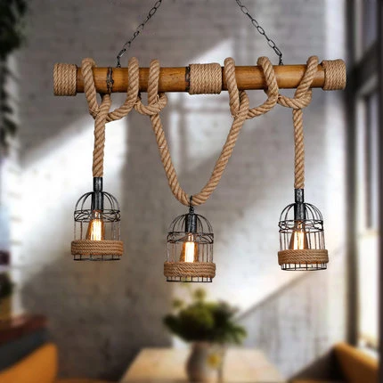 American Country Vintage Bamboo Pendant Lights Fixture Pastoral Retro Hemp Rope Hanging Lamps Home Indoor Lighting Cafes Lamps
American Country Vintage Bamboo Pendant Lights Fixture Pastoral Retro Hemp Rope Hanging Lamps Home Indoor Lighting Cafes Lamps