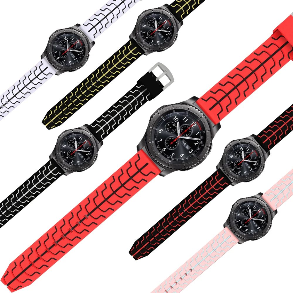 22MM Sports Silicone Fish bone texture Band for samsung gear S3 Frontier / Classic Replace Bracelet Strap for Samsung S3 bands
22MM Sports Silicone Fish bone texture Band for samsung gear S3 Frontier / Classic Replace Bracelet Strap for Samsung S3 bands