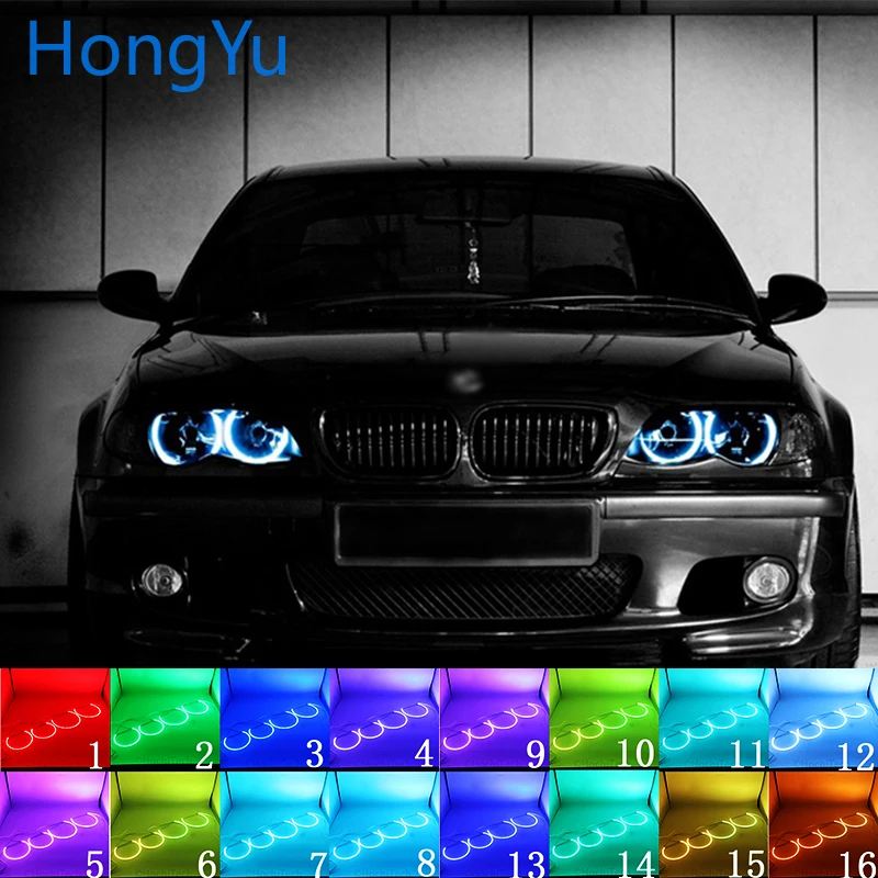 Аксессуары для фар BMW 3 серии E46 Седан Facelift 2001-05 разноцветсветодиодный ГЛАЗА