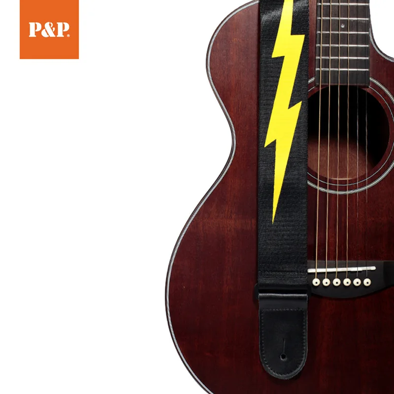 Ремешок для гитары P & P Lightning, высококачественные ремни для бас-электрической акустической гитары, музыкальные ремни, аксессуары для гитары
Ремешок для гитары P & P Lightning, высококачественные ремни для бас-электрической акустической гитары, музыкальные ремни, аксессуары для гитары