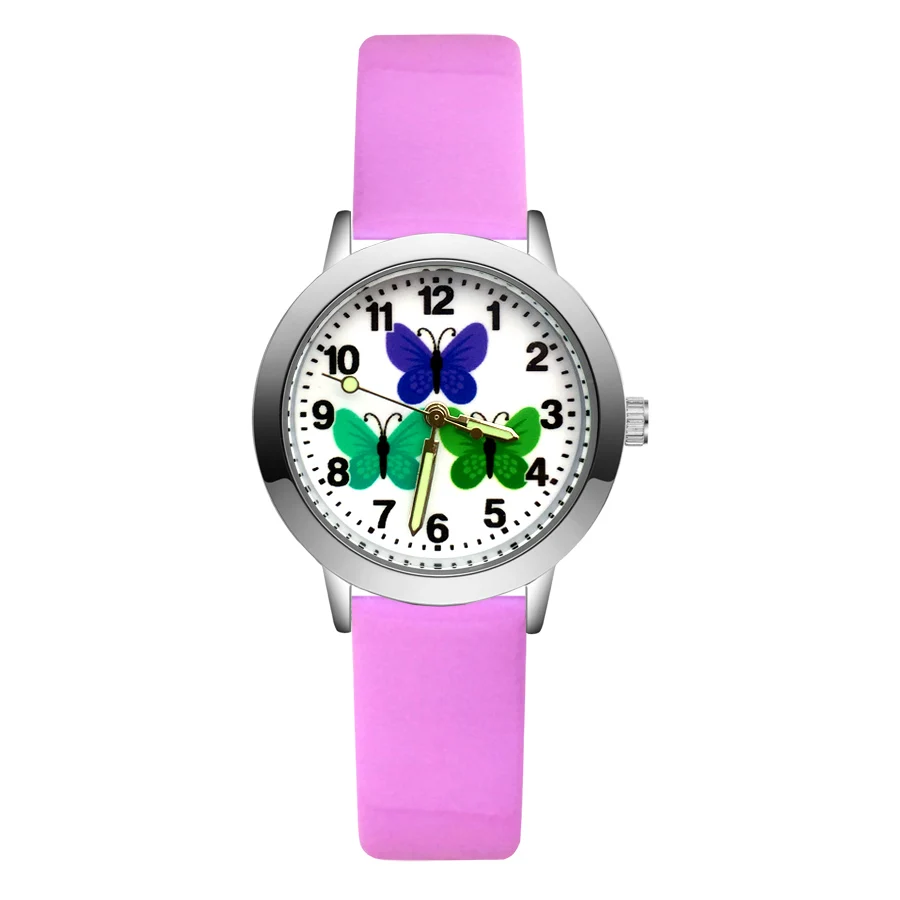 Fashion Cartoon Cute pretty butterfly style Children's Watches Kids Student Girls Boys Quartz leather Wrist Watch clock JA162
Fashion Cartoon Cute pretty butterfly style Children's Watches Kids Student Girls Boys Quartz leather Wrist Watch clock JA162