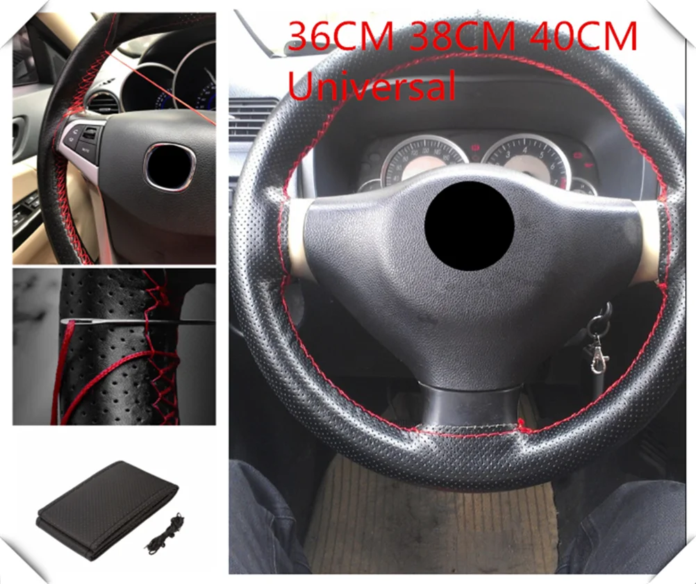 Car essentials steering wheel cover soft leather knitting needle thread for Chevrolet GPiX Jay Groove Beat Avalanche 34
Car essentials steering wheel cover soft leather knitting needle thread for Chevrolet GPiX Jay Groove Beat Avalanche 34