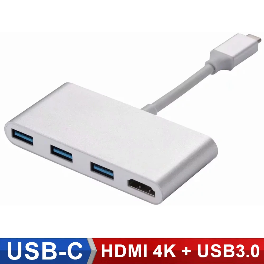 Тип usb C HDMI 4 K кабель Thunderbolt 3 к для MacBook samsung Galaxy S10/S9/S8 huawei Коврики 20/10 P20 Pro USB
