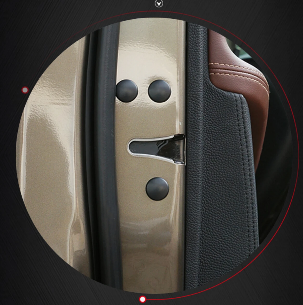 12 шт. Автомобильный Дверной замок Защитная крышка винта для Renault Koleos Clio Scenic Megane