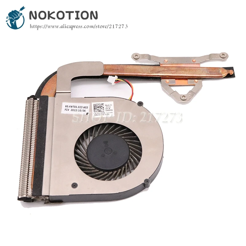 Радиатор NOKOTION для Dell Inspiron 14R 5421 3421 Вентилятор охлаждения с радиатором W9FP8 0W9FP8 60.4WT01. 001 протестирован
Радиатор NOKOTION для Dell Inspiron 14R 5421 3421 Вентилятор охлаждения с радиатором W9FP8 0W9FP8 60.4WT01. 001 протестирован