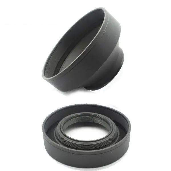 77mm 3-stage Collapsible Rubber 3 in 1 Lens Hood for Nikon Canon lens 77 mm wide angle screw socket Collapsible
77mm 3-stage Collapsible Rubber 3 in 1 Lens Hood for Nikon Canon lens 77 mm wide angle screw socket Collapsible