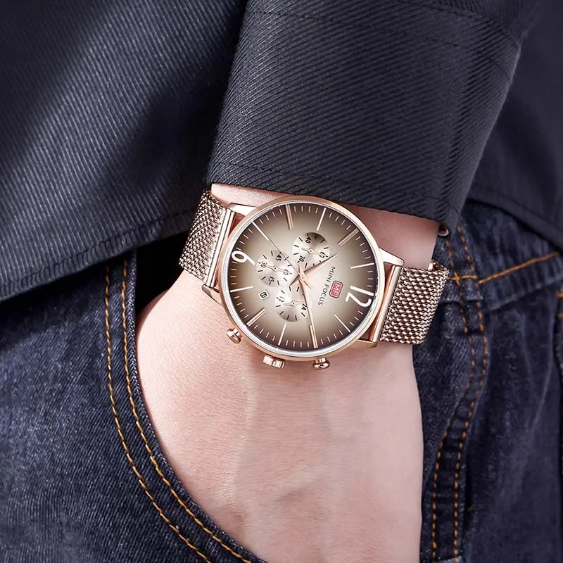 MINI FOCUS Mesh Mens Watches Top Brand Luxury Multiple Time Zone Men's Watch Male Quartz Outdoor Sports Wristwatch reloj hombre
MINI FOCUS Mesh Mens Watches Top Brand Luxury Multiple Time Zone Men's Watch Male Quartz Outdoor Sports Wristwatch reloj hombre