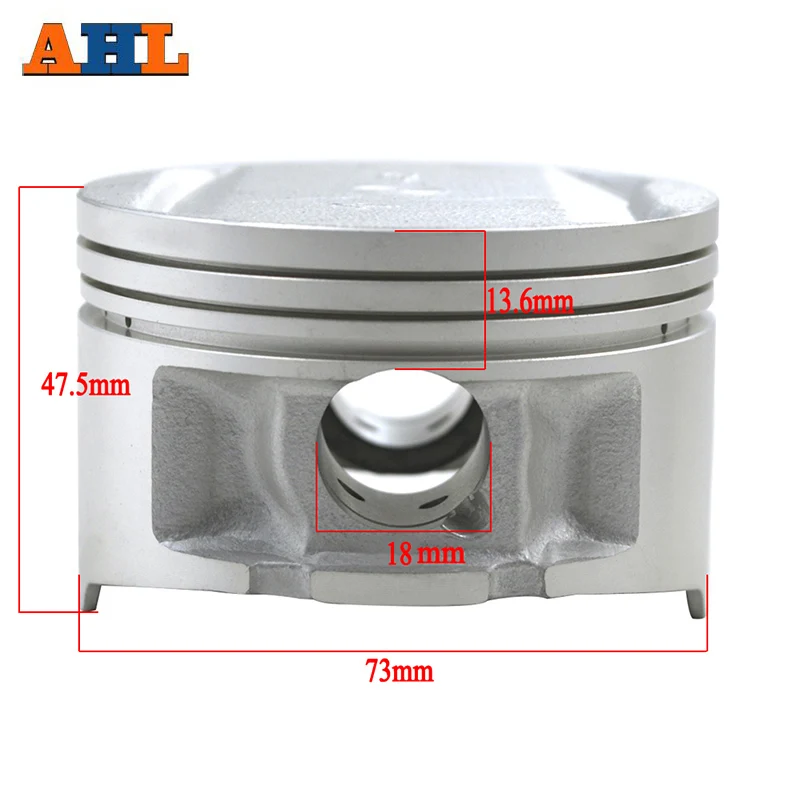 AHL STD ~+100 Cylinder Bore Size 73mm~74mm Motorcycle Piston & Piston Ring Kit For Yamaha TTR250 TT250R TTR 250 1999-2006
AHL STD ~+100 Cylinder Bore Size 73mm~74mm Motorcycle Piston & Piston Ring Kit For Yamaha TTR250 TT250R TTR 250 1999-2006