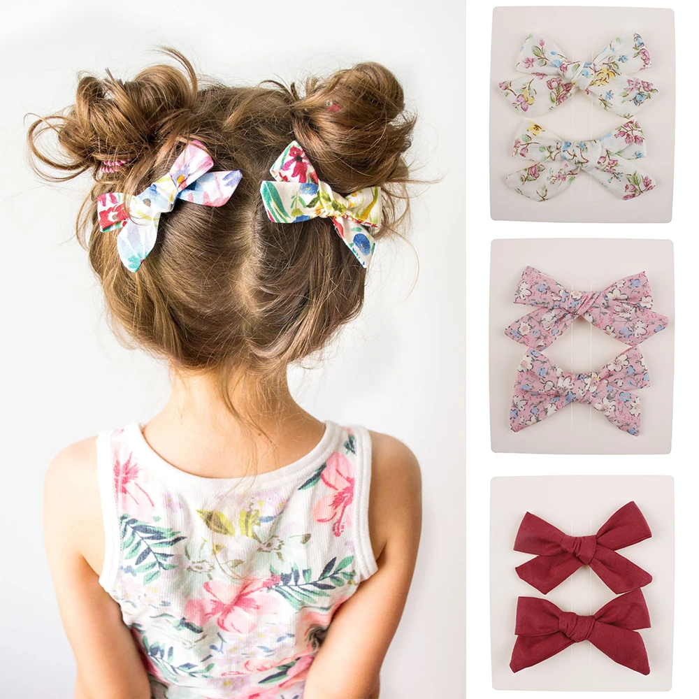 2Pcs/lot Print Flower Shiny Hair Bow Bohemian BB Hair Clips Headwear Kids Cute Cotton Hairpins Fashion Handmade Hair Accessories
2Pcs/lot Print Flower Shiny Hair Bow Bohemian BB Hair Clips Headwear Kids Cute Cotton Hairpins Fashion Handmade Hair Accessories