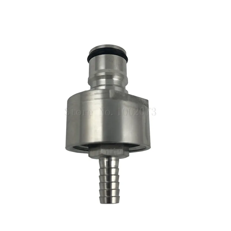 Stainless Steel Carbonation Cap w/ 5/16" Barb - Beer Soda Water Soft Drinking PET bottles
Stainless Steel Carbonation Cap w/ 5/16" Barb - Beer Soda Water Soft Drinking PET bottles