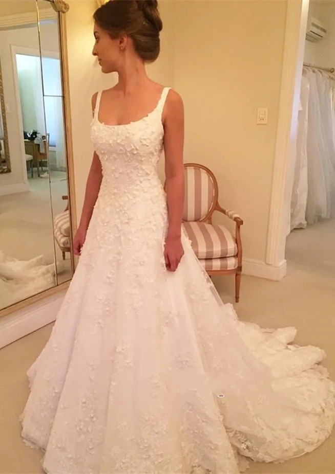 Элегантное свадебное платье-трапеция vestido de noiva 2019 кружевное платье невесты без рукавов со шлейфом
Элегантное свадебное платье-трапеция vestido de noiva 2019 кружевное платье невесты без рукавов со шлейфом