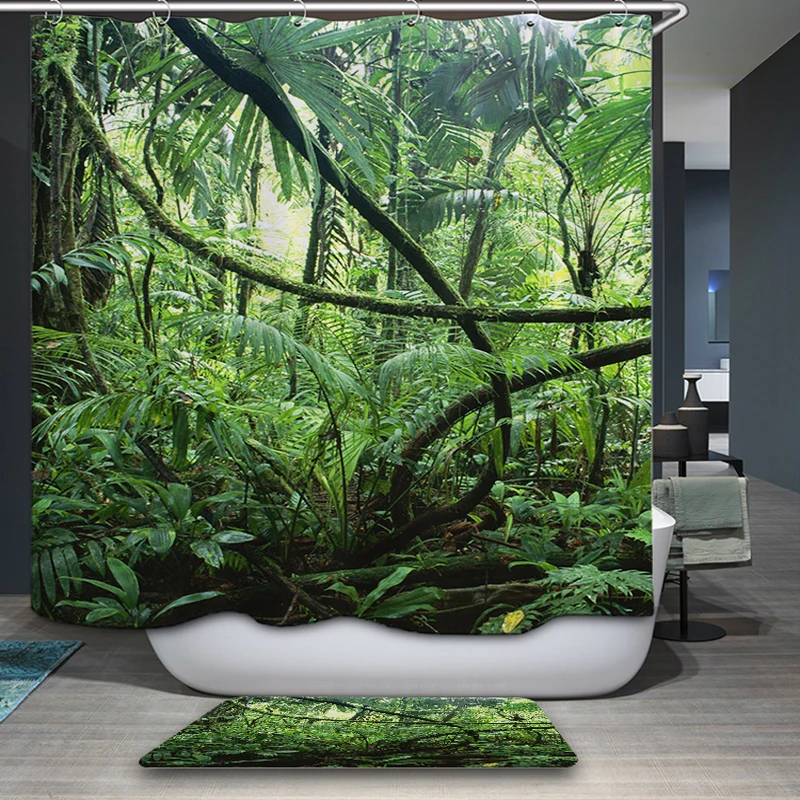 New Arrivals Shower Curtain Nordic Nature forest theme Scenic Pattern Shower Curtain Waterproof Bathroom Fabric Home decor
New Arrivals Shower Curtain Nordic Nature forest theme Scenic Pattern Shower Curtain Waterproof Bathroom Fabric Home decor
