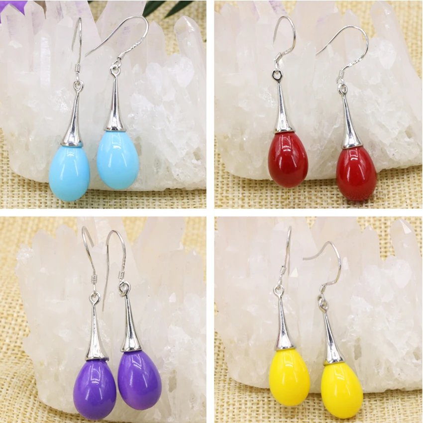 7 colors original design dangle earrings baking paint glass waterdrop 9*13mm long eardrop for women drop charms jewelry B3154
7 colors original design dangle earrings baking paint glass waterdrop 9*13mm long eardrop for women drop charms jewelry B3154