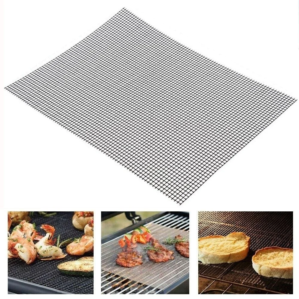 3PCS Nonstick Glass Fiber BBQ Grill Mat Reusable Heat Resistant Barbecue Grilling Pad Mesh Net Outdoor Camping Picnics BBQ Tools
3PCS Nonstick Glass Fiber BBQ Grill Mat Reusable Heat Resistant Barbecue Grilling Pad Mesh Net Outdoor Camping Picnics BBQ Tools