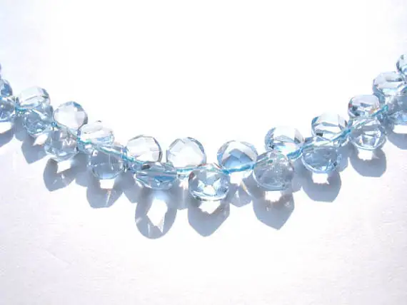 2 strands--Royal blue quartz rock crystal beads Clear white quartz teardrop faceted drop flat earrings beads 7-8mm
2 strands--Royal blue quartz rock crystal beads Clear white quartz teardrop faceted drop flat earrings beads 7-8mm