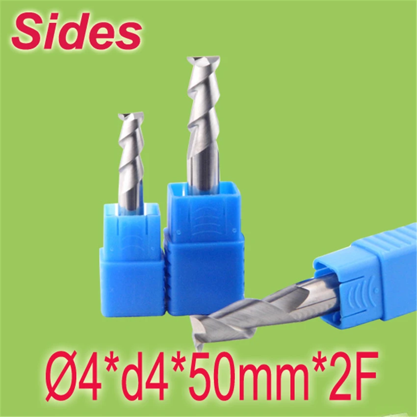 Free Shipping 4*d4*50mm*2F 4mm Aluminum 2F Square Flat Spiral Flute Endmill Cutter Working on CNC Milling Machine
Free Shipping 4*d4*50mm*2F 4mm Aluminum 2F Square Flat Spiral Flute Endmill Cutter Working on CNC Milling Machine