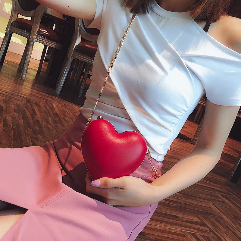 ETAILL Love Heart Shape Bags for Women Handbag Wedding Designer Crossbody Bag High Quality Chain Shoulder Bags for Women 2018
ETAILL Love Heart Shape Bags for Women Handbag Wedding Designer Crossbody Bag High Quality Chain Shoulder Bags for Women 2018