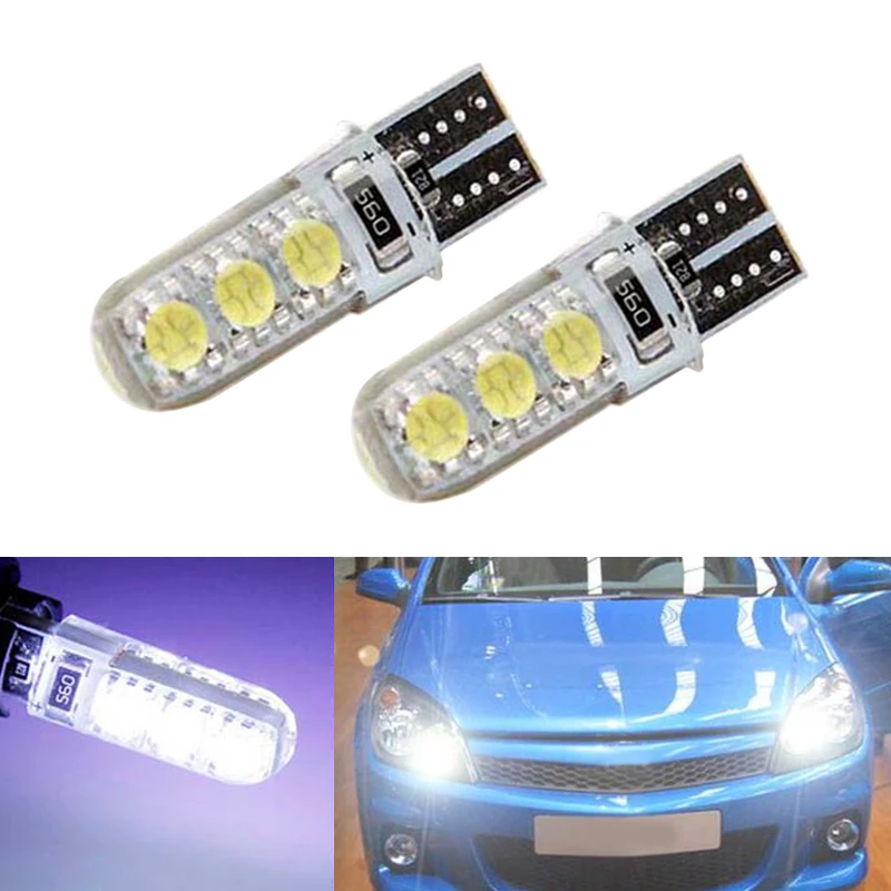 Фото 2 шт. гасветильник ритные огни T10 W5W 168 194 SMD для Opel Astra h j g Corsa Zafira - купить