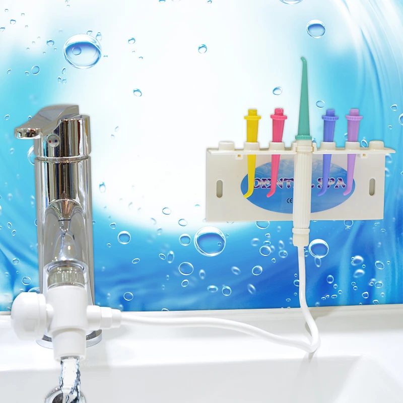 AZDENT Family SPA Water Dental Flosser Oral Faucet Irrigator Teeth Cleaner Flossing Interdental Toothbrush Floss Whitening | Бытовая