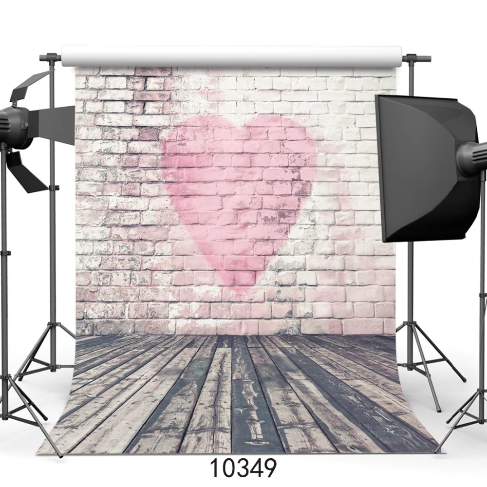 Brick Wall Pink Heart Valentine's Day Photography Backdrops Photo Background 3D Vinyl Cloth Backdrop for Photo Studio Photophone
Brick Wall Pink Heart Valentine's Day Photography Backdrops Photo Background 3D Vinyl Cloth Backdrop for Photo Studio Photophone