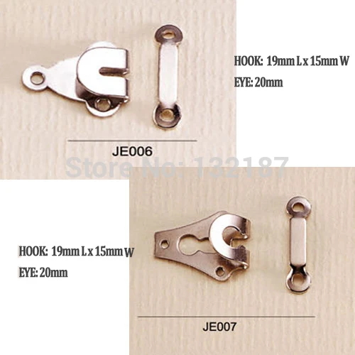 Wholesale 100sets/lot trousers hooks metal brass skirts hook / eye silver nickle, black nickle free shipping HE-009
Wholesale 100sets/lot trousers hooks metal brass skirts hook / eye silver nickle, black nickle free shipping HE-009