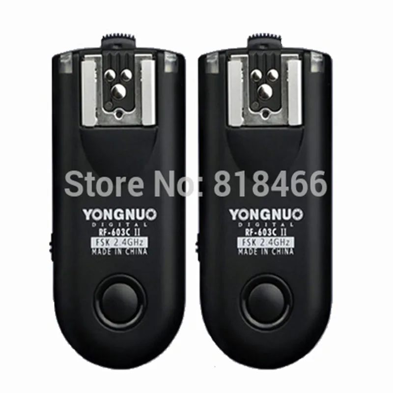Новый дизайн Yongnuo RF-603II N3 RF603 ii RF 603 Flash Trigger 2 трансивера для Nikon D90/D5000/D3100/D3200/D7000 //