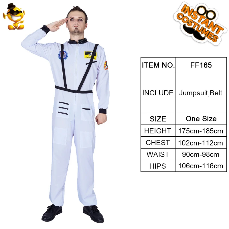 DSPLAY Original New Style Fashionable Cosplay Costume Adult Men's Astronaut Handsome Temperament Role Play Carnival Party Sets
DSPLAY Original New Style Fashionable Cosplay Costume Adult Men's Astronaut Handsome Temperament Role Play Carnival Party Sets