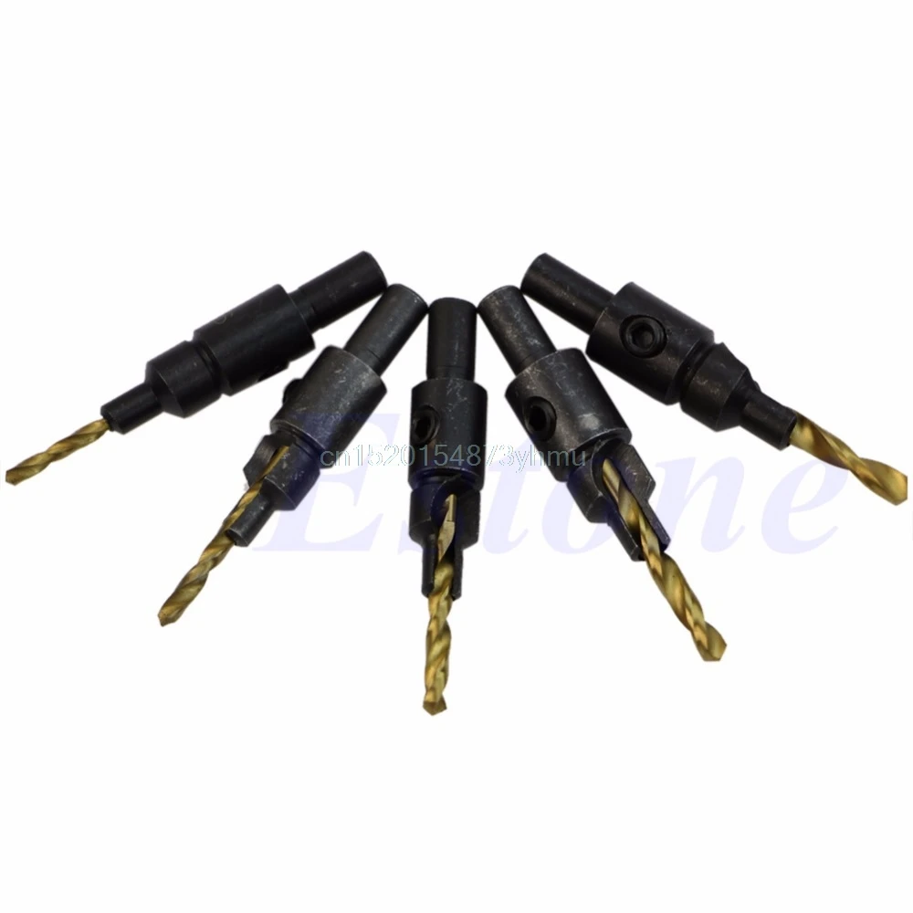 5Pcs Countersink Drill Bit Set Woodworking Counter Bore Screw #6 #8 #10 #12 #14 #L057# new hot
5Pcs Countersink Drill Bit Set Woodworking Counter Bore Screw #6 #8 #10 #12 #14 #L057# new hot