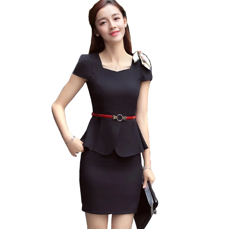 Spring and Summer Short Sleeve Professional Suit Lotus Leaf Edge Interview Tool Jewelry Guide Shop Manager's
Spring and Summer Short Sleeve Professional Suit Lotus Leaf Edge Interview Tool Jewelry Guide Shop Manager's