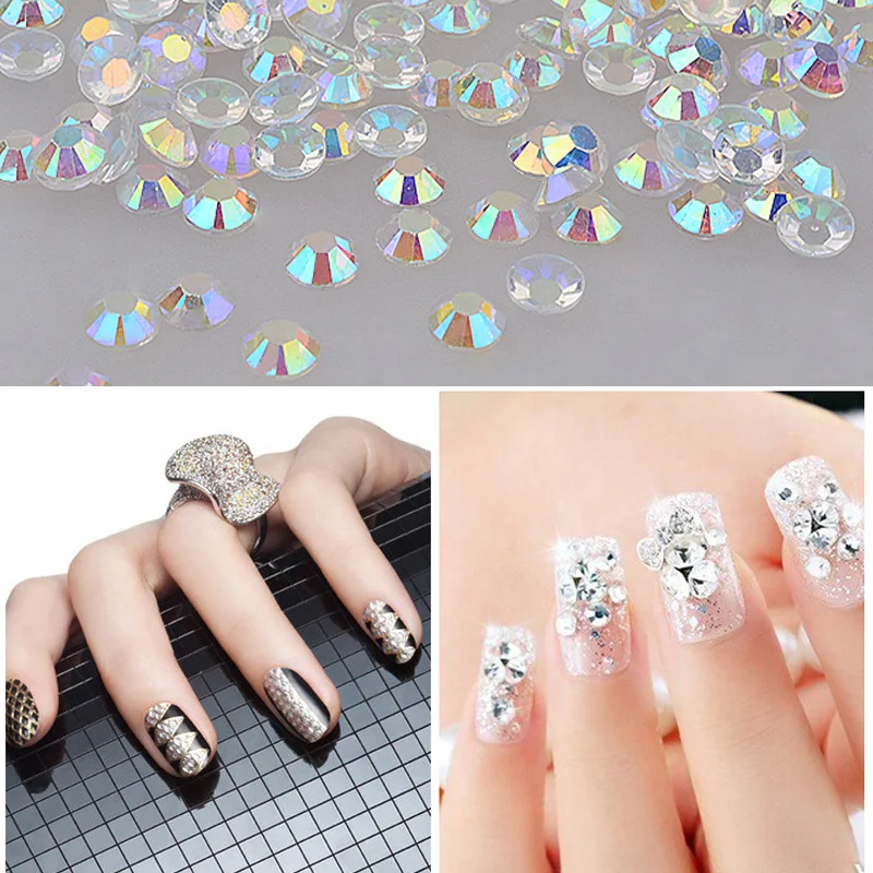 New 1000pcs/pack Crystal Clear Jelly AB Color Nail Art Resin Rhinestones Non HotFix Nail Art Decorations Accessories
New 1000pcs/pack Crystal Clear Jelly AB Color Nail Art Resin Rhinestones Non HotFix Nail Art Decorations Accessories