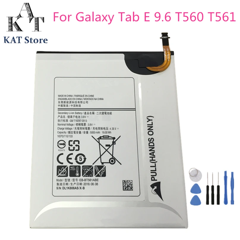 Аккумулятор для планшетов Samsung GALAXY Tab E 10. 0 T560 T561 5000 мАч|Аккумуляторы мобильных