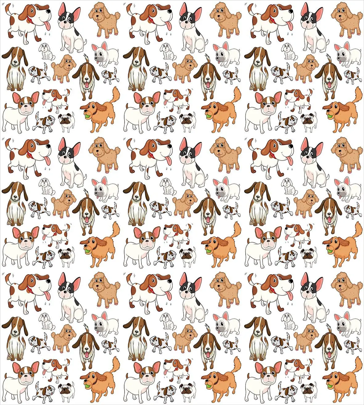 Dog Lover Duvet Cover Set Cartoon Style Chihuahua Terrier Bulldog Beagle Funny Characters Purebred Pets Bedding Set Multicolor
Dog Lover Duvet Cover Set Cartoon Style Chihuahua Terrier Bulldog Beagle Funny Characters Purebred Pets Bedding Set Multicolor