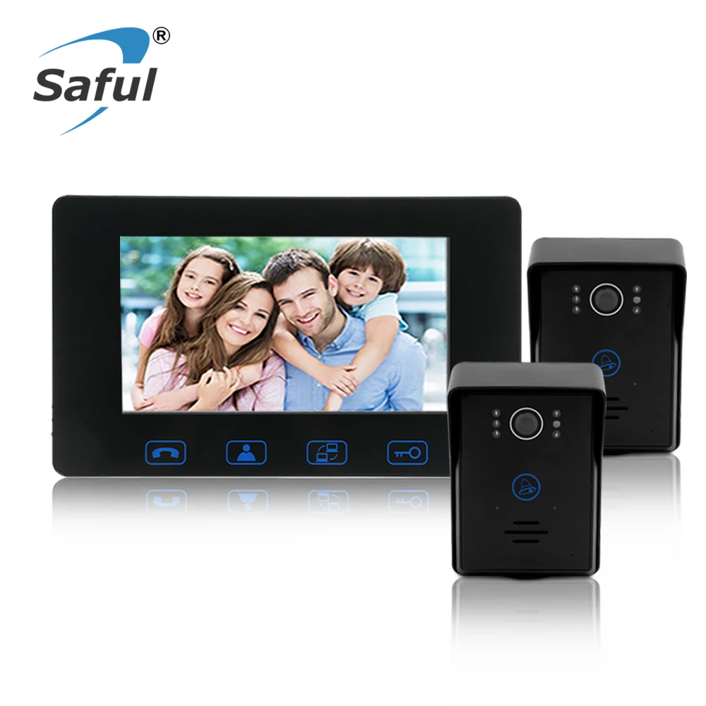 Saful 7'color TFT LCD Водонепроницаемый проводной видео телефон двери видео домофон для дома электрический Функция разблокировки с ночным видением
Saful 7'color TFT LCD Водонепроницаемый проводной видео телефон двери видео домофон для дома электрический Функция разблокировки с ночным видением