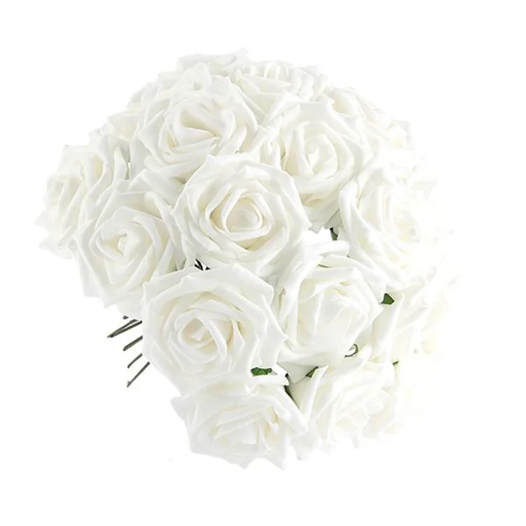 50pcs Artificial Flowers White PP Material Flower for Decoration Wedding Bouquets Rose Silk Home Party Bride Wedding Decoration
50pcs Artificial Flowers White PP Material Flower for Decoration Wedding Bouquets Rose Silk Home Party Bride Wedding Decoration