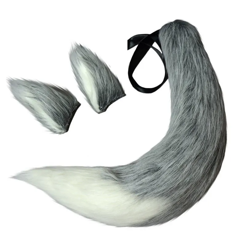 Gray Anime Spice and Wolf Cosplay Headwear Wolf Tails Halloween Cosplay Accessories Wolf Ears Stage Show Props For Girls Unisex
Gray Anime Spice and Wolf Cosplay Headwear Wolf Tails Halloween Cosplay Accessories Wolf Ears Stage Show Props For Girls Unisex