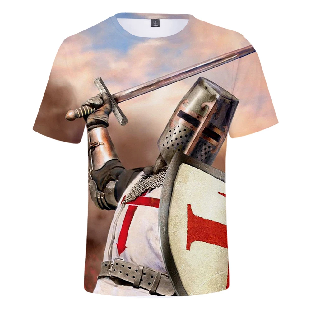 Knights templar 3D shirt Print Summer shirts Women and Men Clothes Casual Hot Sale 2019 Tops Short Sleeves Plus Size 4XL
Knights templar 3D shirt Print Summer shirts Women and Men Clothes Casual Hot Sale 2019 Tops Short Sleeves Plus Size 4XL
