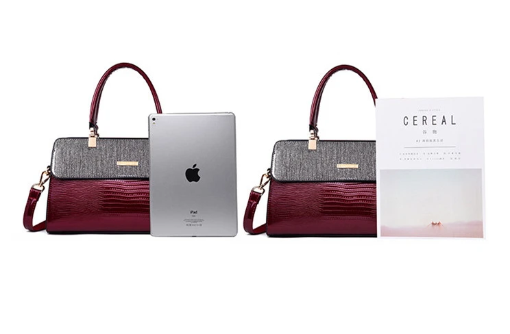 New luxury split leather women handbag high quality panelled boston shoulder bag ladies office work hand bags brand wedding tote
New luxury split leather women handbag high quality panelled boston shoulder bag ladies office work hand bags brand wedding tote