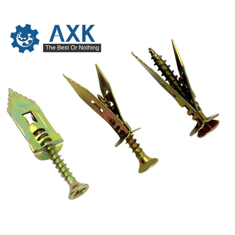 50Pcs/100pcs M12X30 NEW Hammer-In Plasterboard Fixing / Safety Nail-in Anchor With Screw
50Pcs/100pcs M12X30 NEW Hammer-In Plasterboard Fixing / Safety Nail-in Anchor With Screw