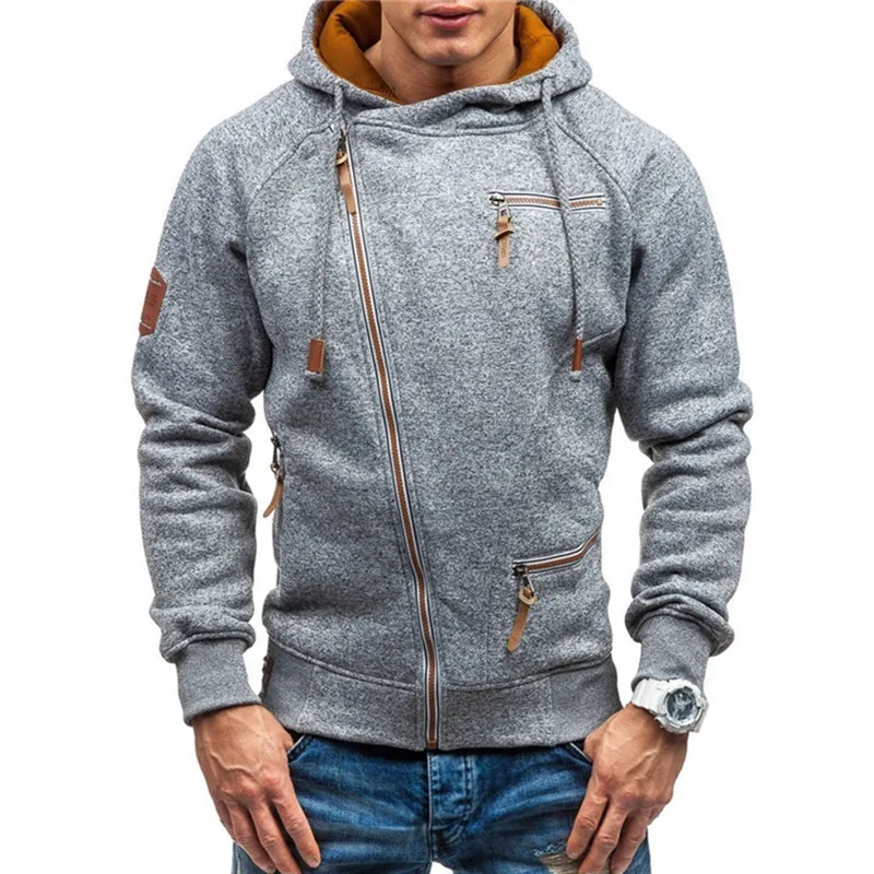 Slant Zipper Hood Men Jackets Jackets And Coats Hooded Overcoat Man Jacket Boys Casual Coat Black Gray Outwear Mens Streetwear
Slant Zipper Hood Men Jackets Jackets And Coats Hooded Overcoat Man Jacket Boys Casual Coat Black Gray Outwear Mens Streetwear