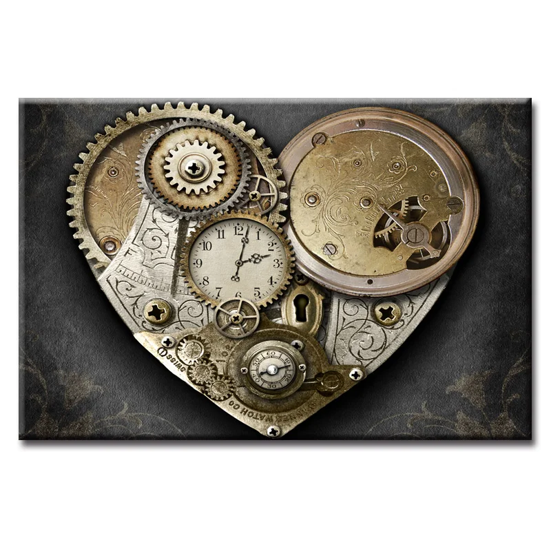 Framed Gear clock series poster Wall Art Oil Painting On Canvas Printed Painting Pictures Decor painting large living room
Framed Gear clock series poster Wall Art Oil Painting On Canvas Printed Painting Pictures Decor painting large living room