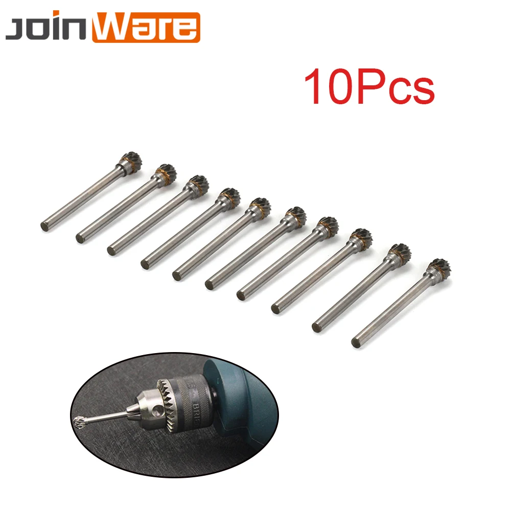 10Pcs 6MM Head Tungsten Steel Carbide Round Ball Shape Cutter Rotary Burr Set Engraving Bit 1/8" 3MM Shank Rotary Tools
10Pcs 6MM Head Tungsten Steel Carbide Round Ball Shape Cutter Rotary Burr Set Engraving Bit 1/8" 3MM Shank Rotary Tools