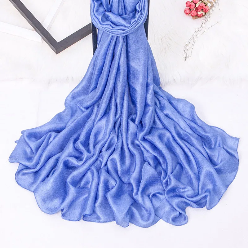 2019 Solid Color Linen Scarf Spring And Autumn Sunscreen Silk Scarf Beach Towel Shawl Polyester Satin File Scarves For Female
2019 Solid Color Linen Scarf Spring And Autumn Sunscreen Silk Scarf Beach Towel Shawl Polyester Satin File Scarves For Female