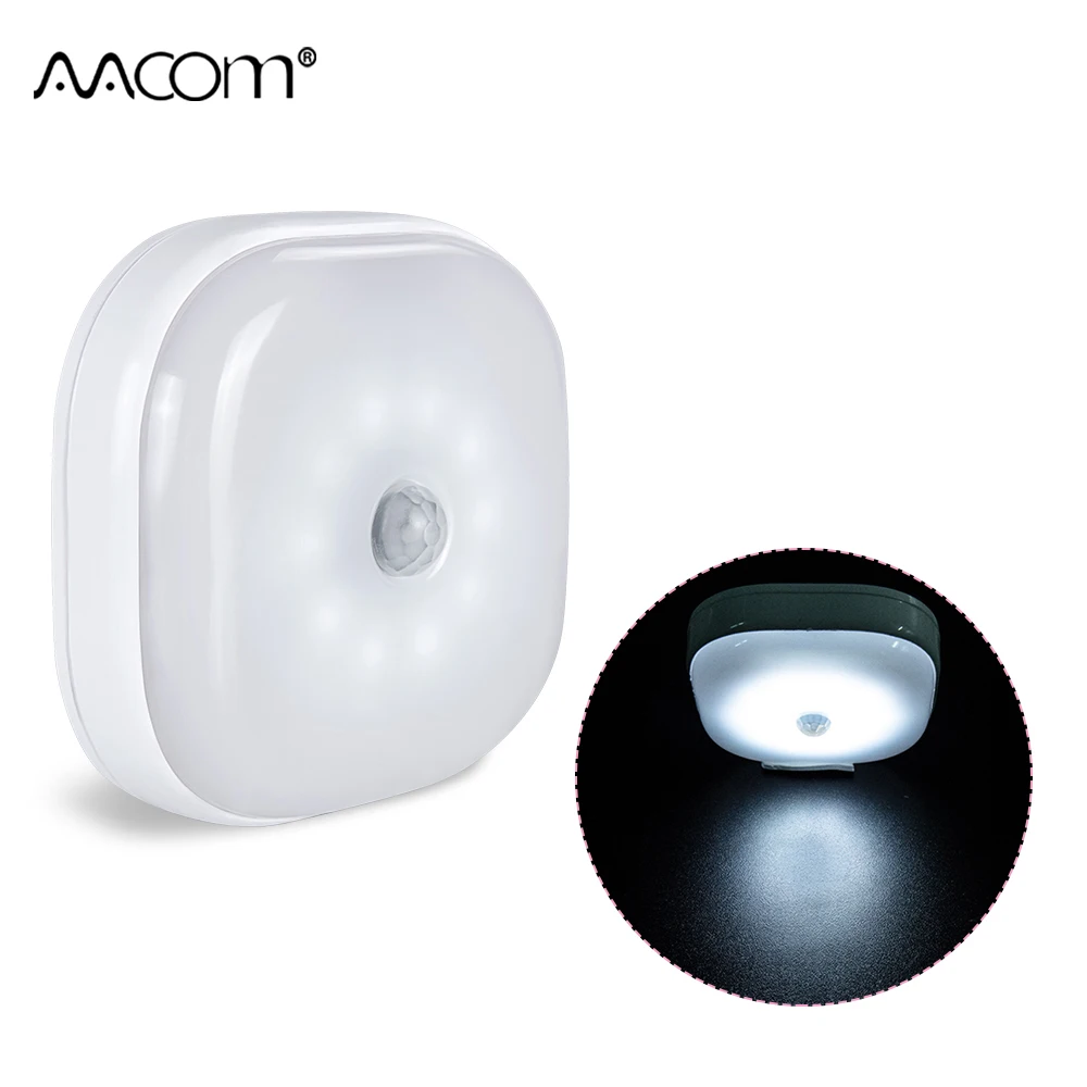 PIR Motion Sensor Night Light Bedroom Under Cabinet Kitchen Smart Lamp Auto OFF/ON AAA Battery Powered
PIR Motion Sensor Night Light Bedroom Under Cabinet Kitchen Smart Lamp Auto OFF/ON AAA Battery Powered